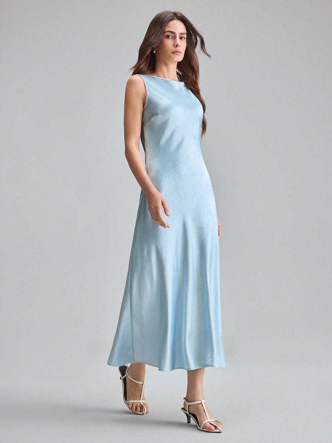 Rochie maxi SHEIN, albastru
