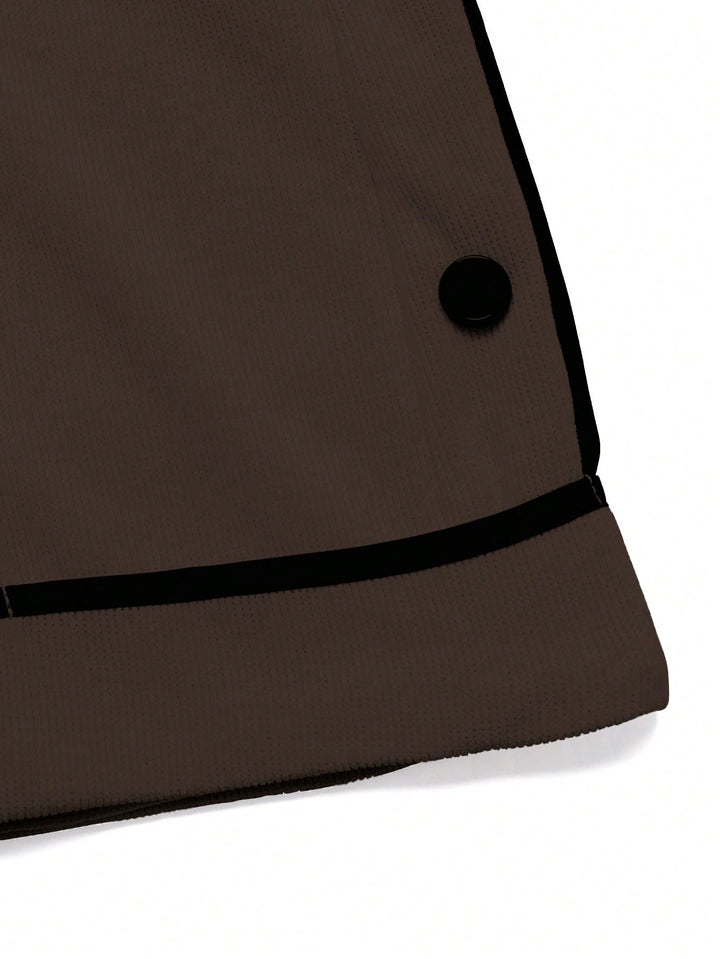 Pantaloni SHEIN, maro