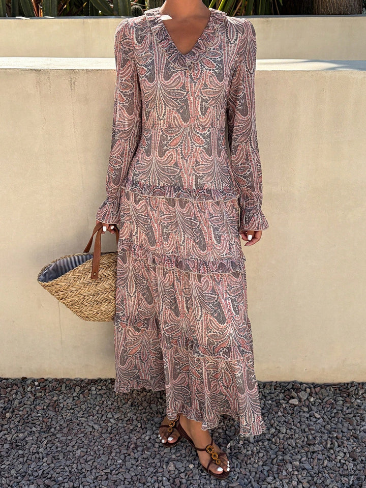 Rochie maxi SHEIN, roz