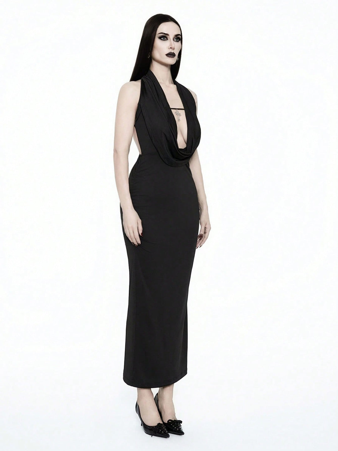Rochie maxi SHEIN, negru