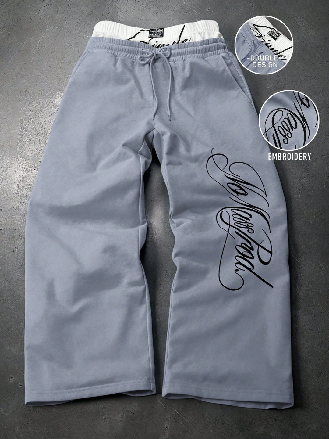 Pantaloni SHEIN, albastru