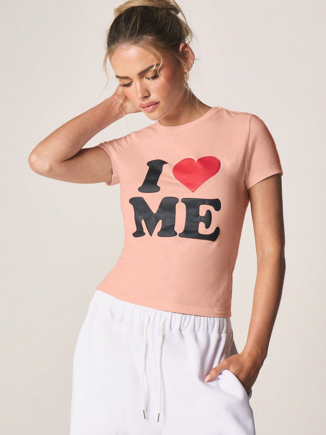 Tricou SHEIN, roz
