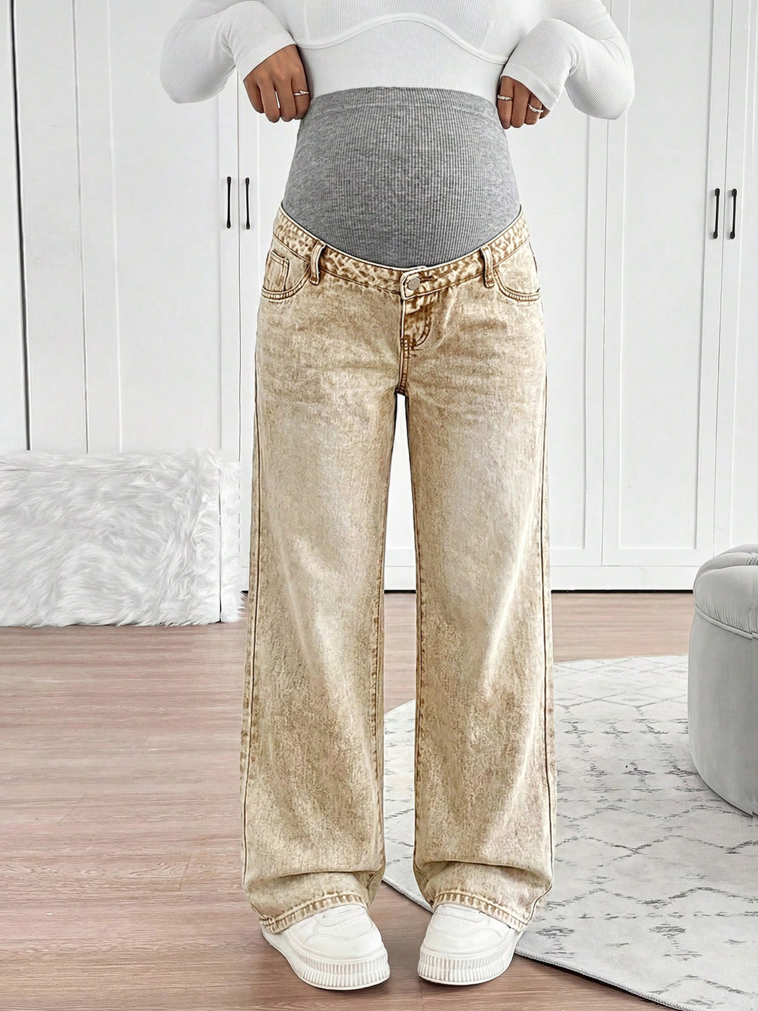 Jeans SHEIN, kaki