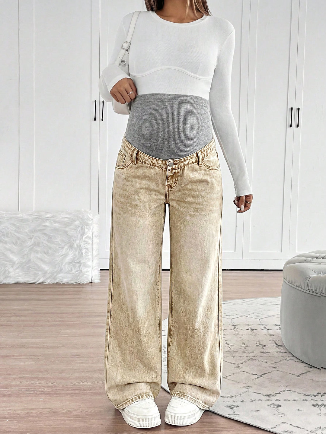 Jeans SHEIN, kaki