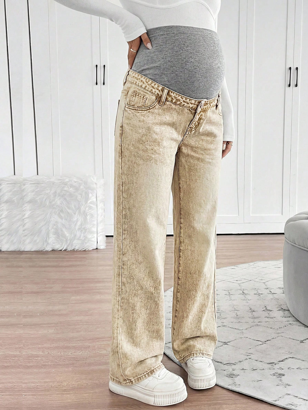 Jeans SHEIN, kaki