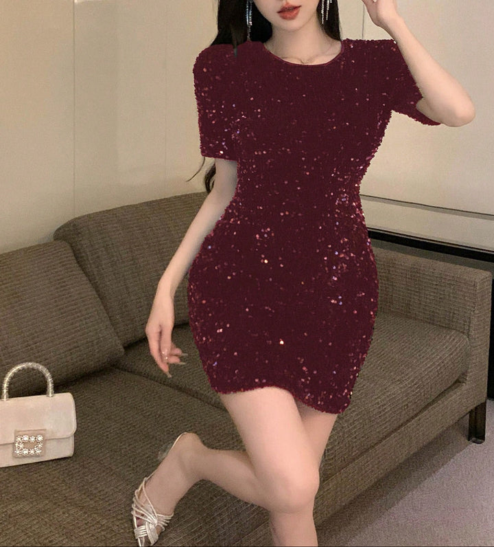 Rochie mini SHEIN, vișiniu