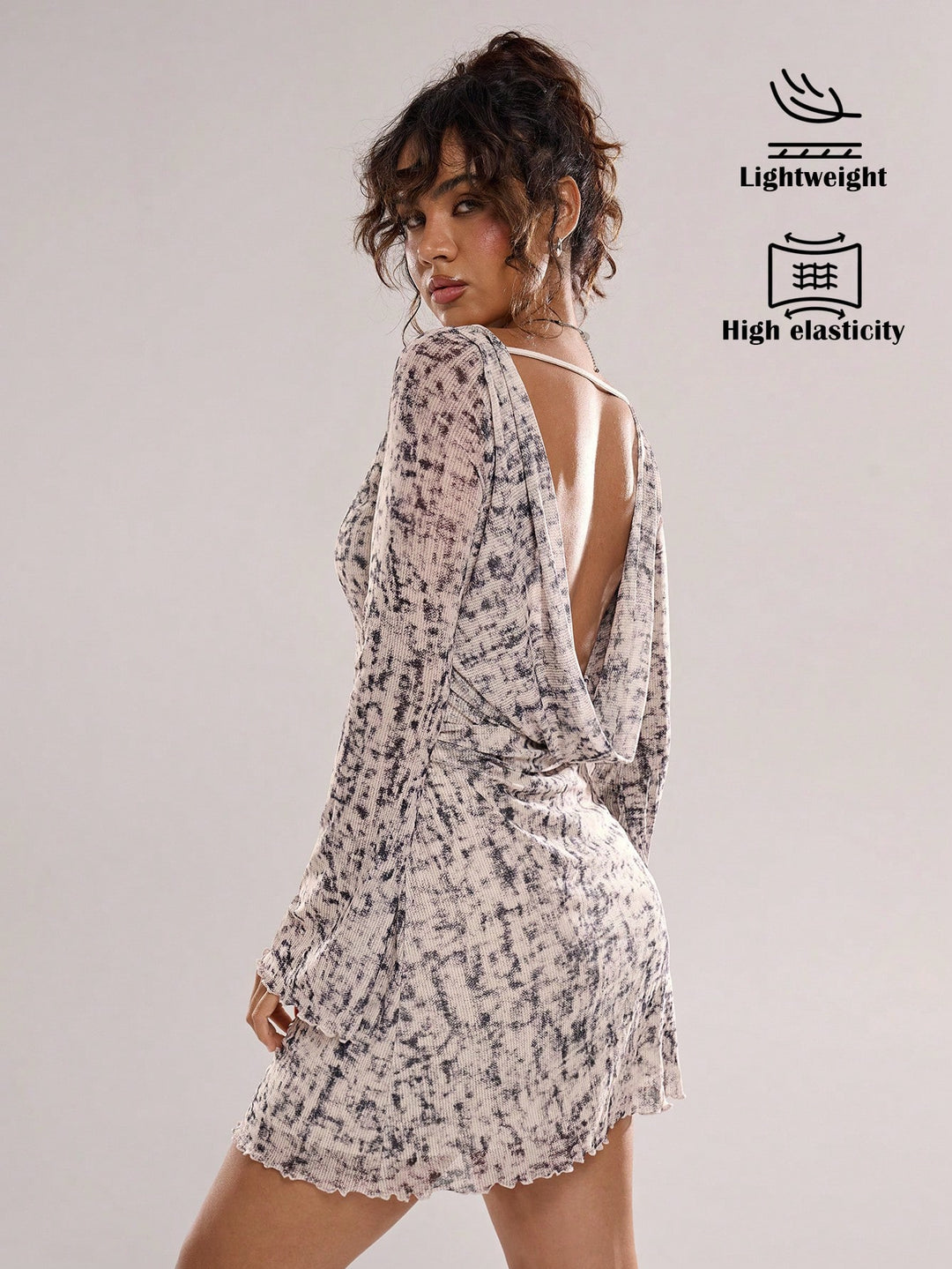 Rochie mini SHEIN, portocaliu