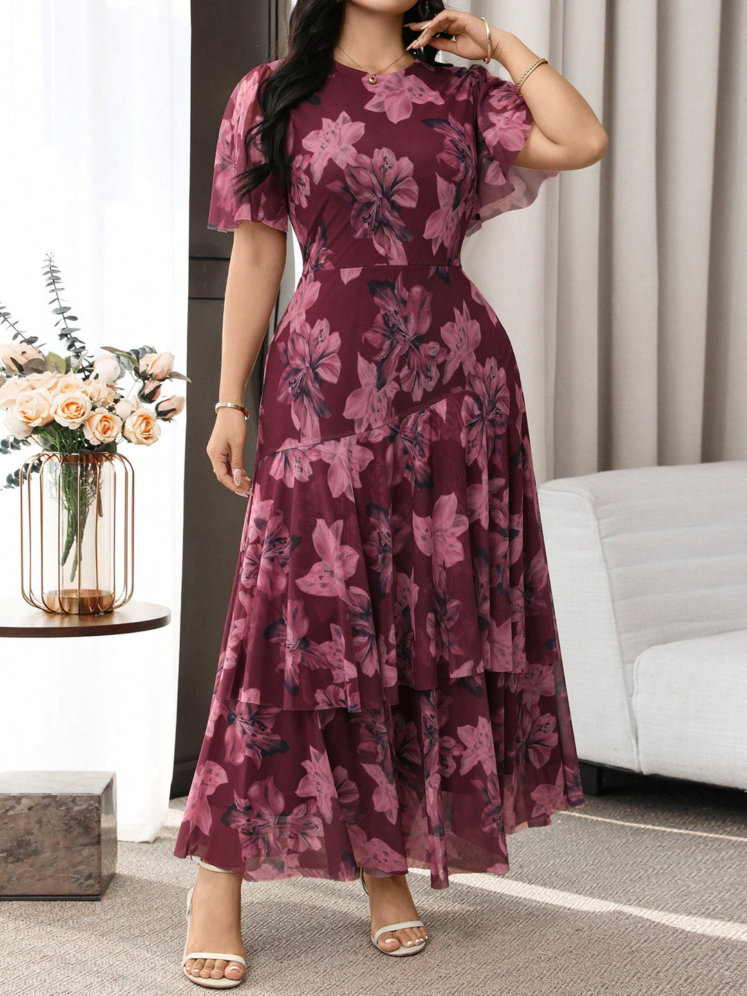 Rochie maxi SHEIN, mov