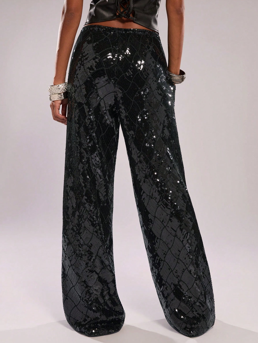 Pantaloni SHEIN, negru