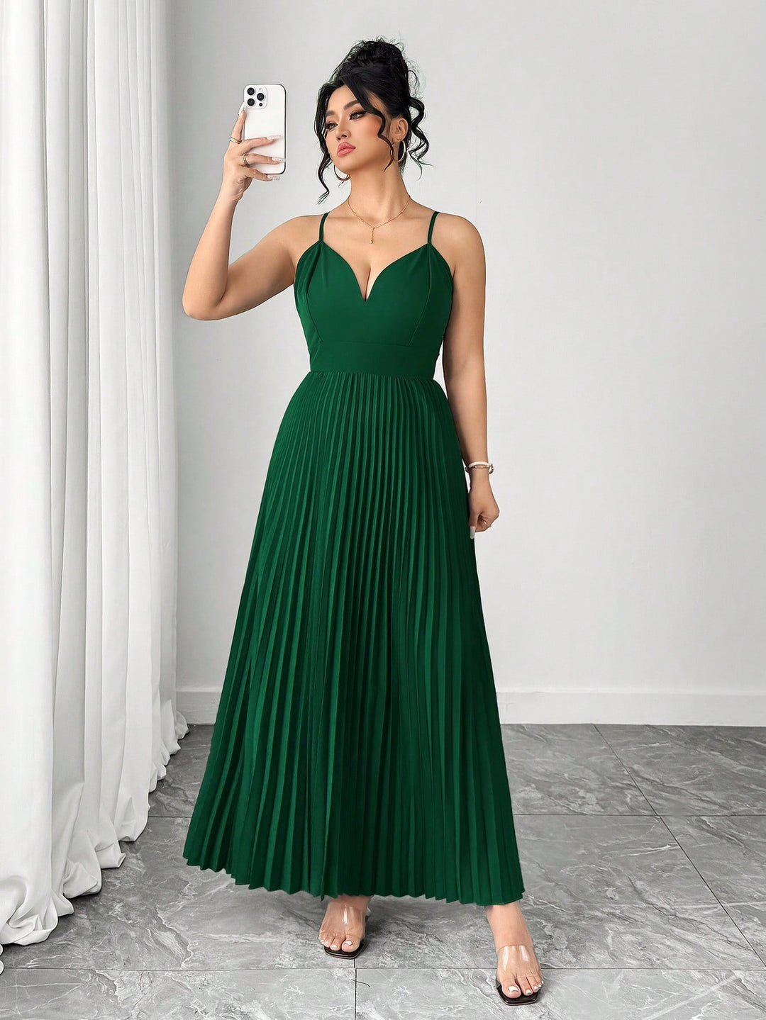 Rochie SHEIN, verde