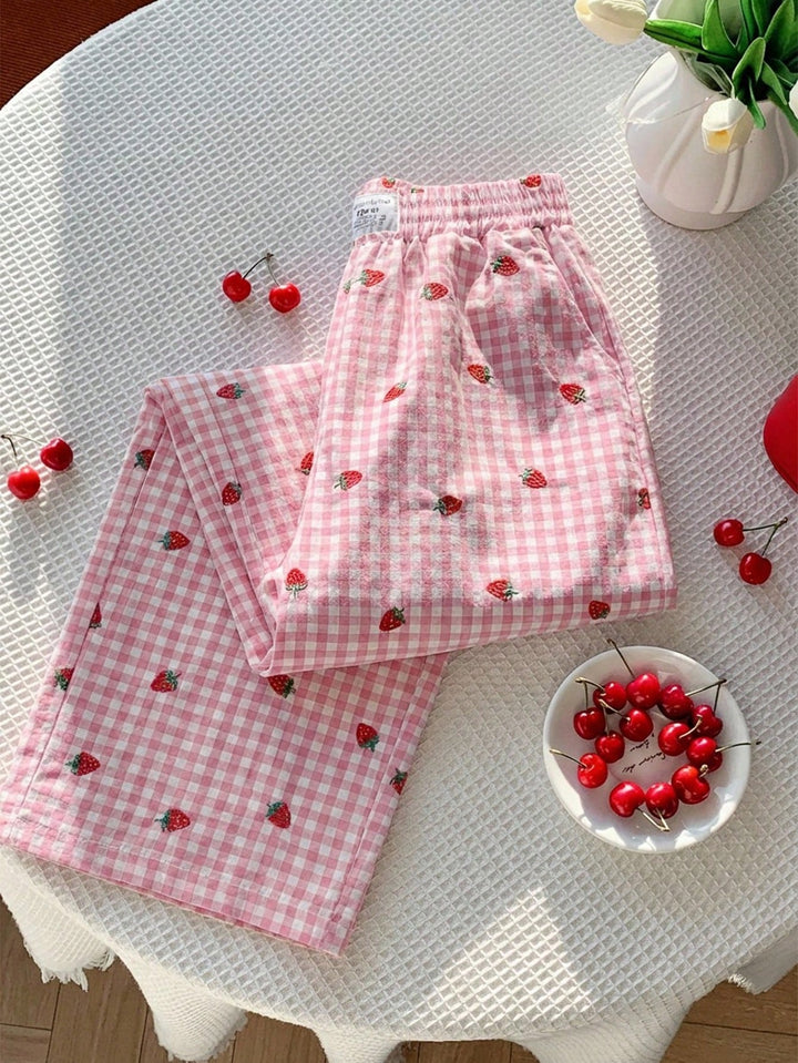 Pantaloni SHEIN, roz