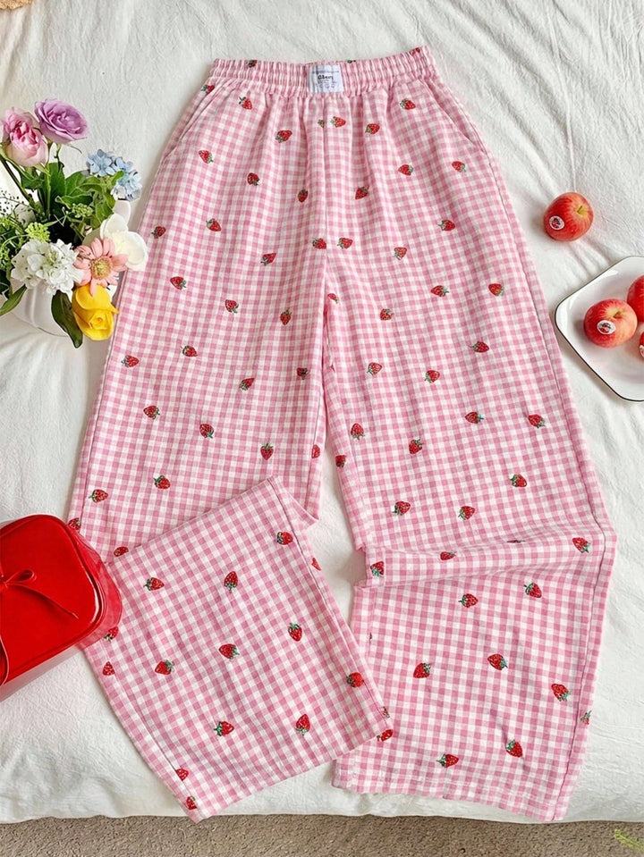 Pantaloni SHEIN, roz