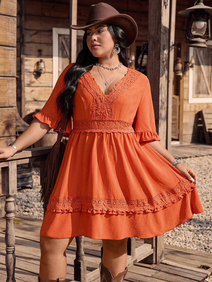 Rochie SHEIN, portocaliu