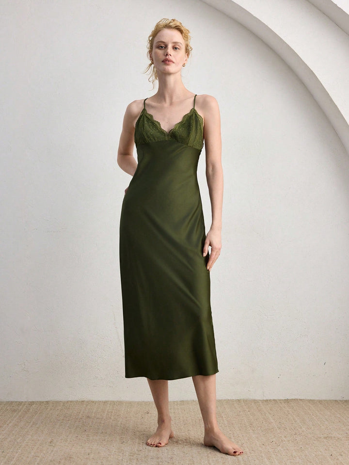 Rochie de noapte SHEIN, verde
