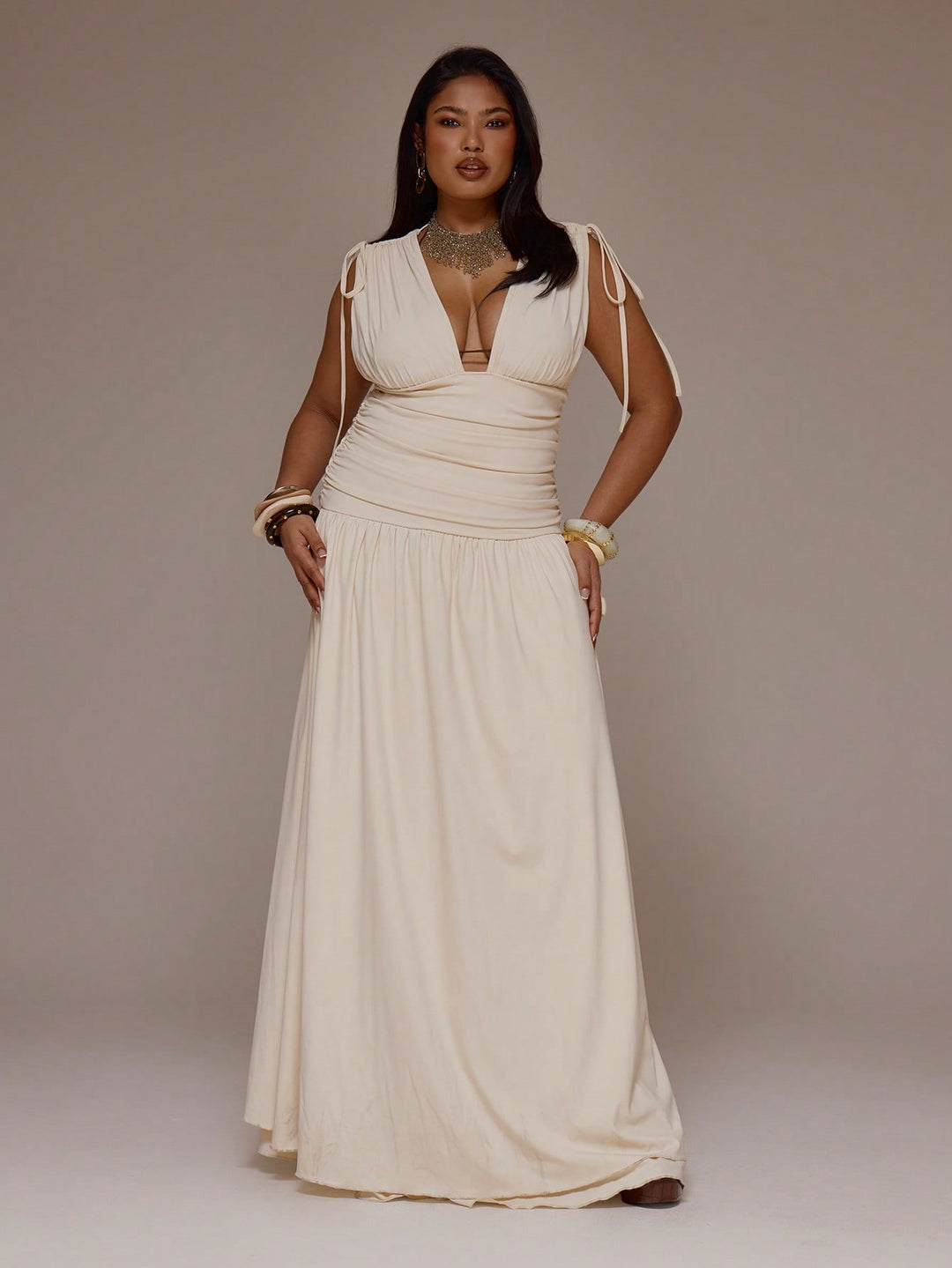 Rochie SHEIN, crem