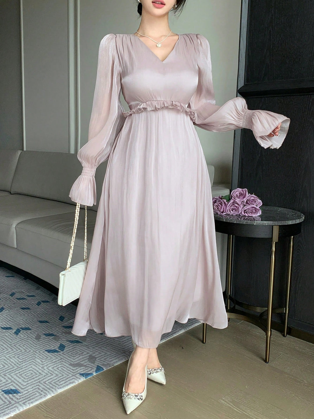 Rochie maxi SHEIN, mov