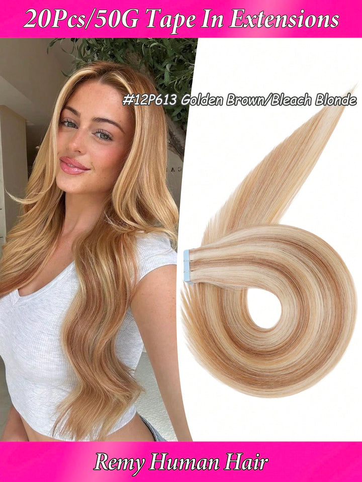 Extensie din păr natural SHEIN, galben