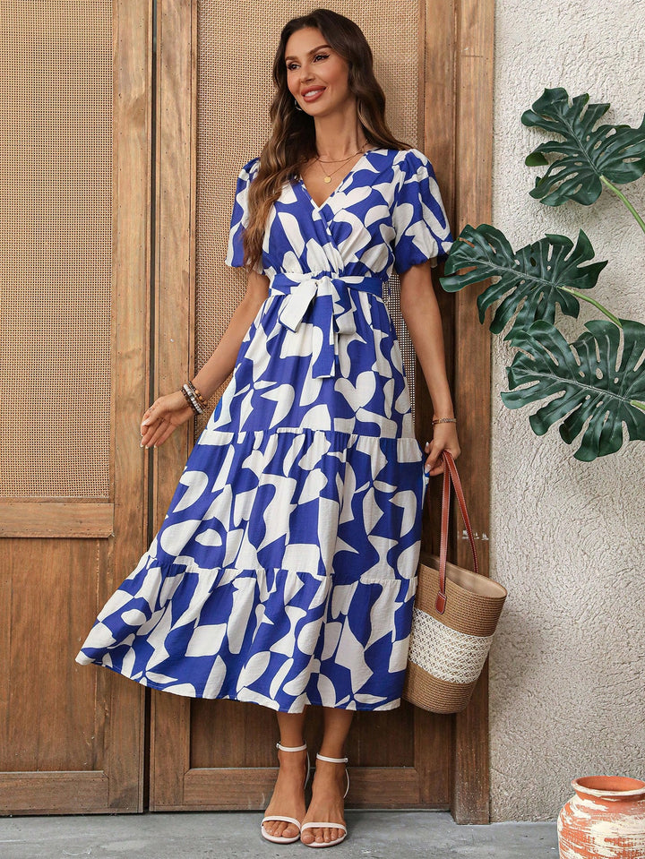 Rochie maxi SHEIN, mix culori