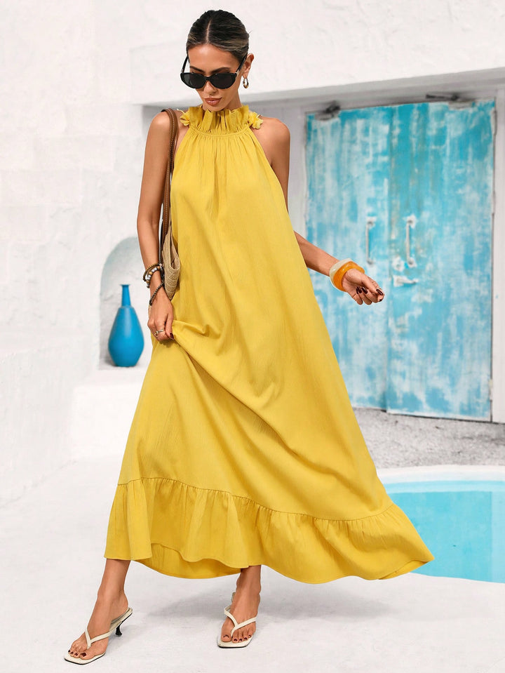 Rochie maxi SHEIN, galben