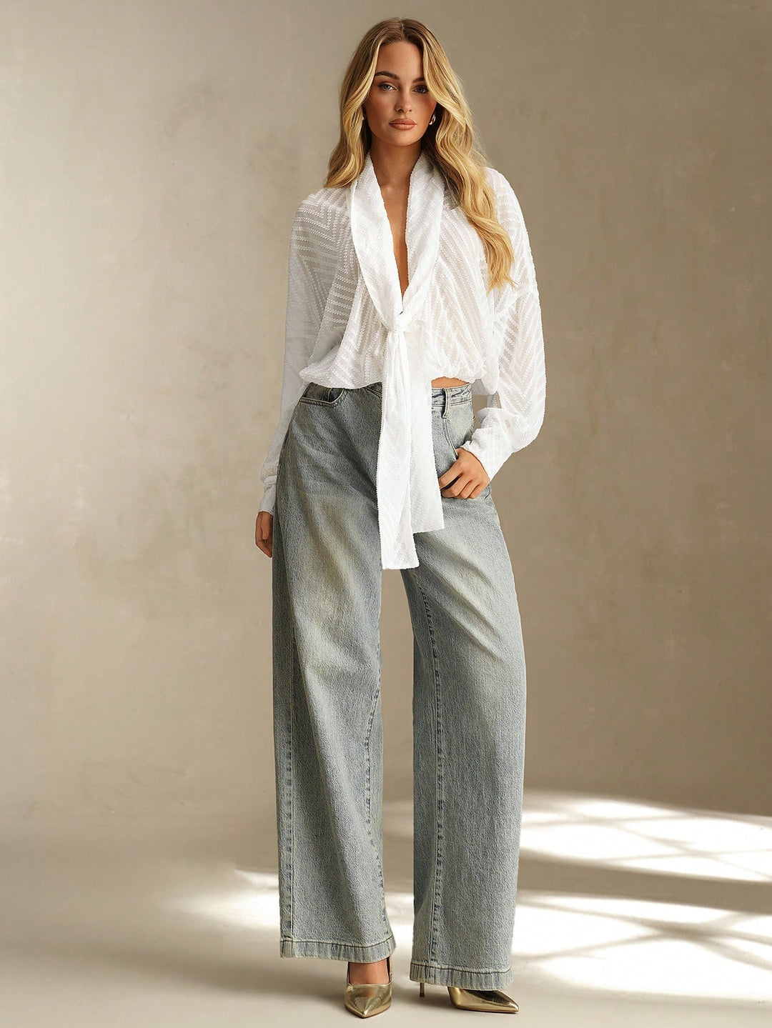 Bluza SHEIN, alb