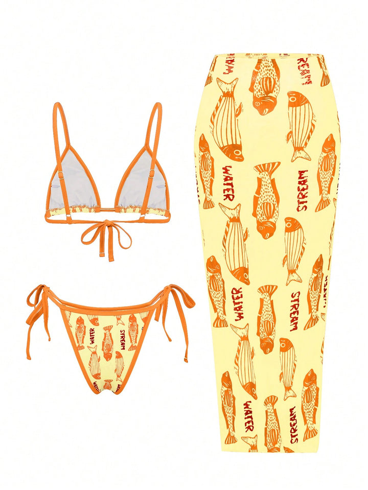 Set bikini SHEIN, mix culori