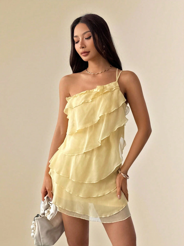 Rochie mini SHEIN, galben