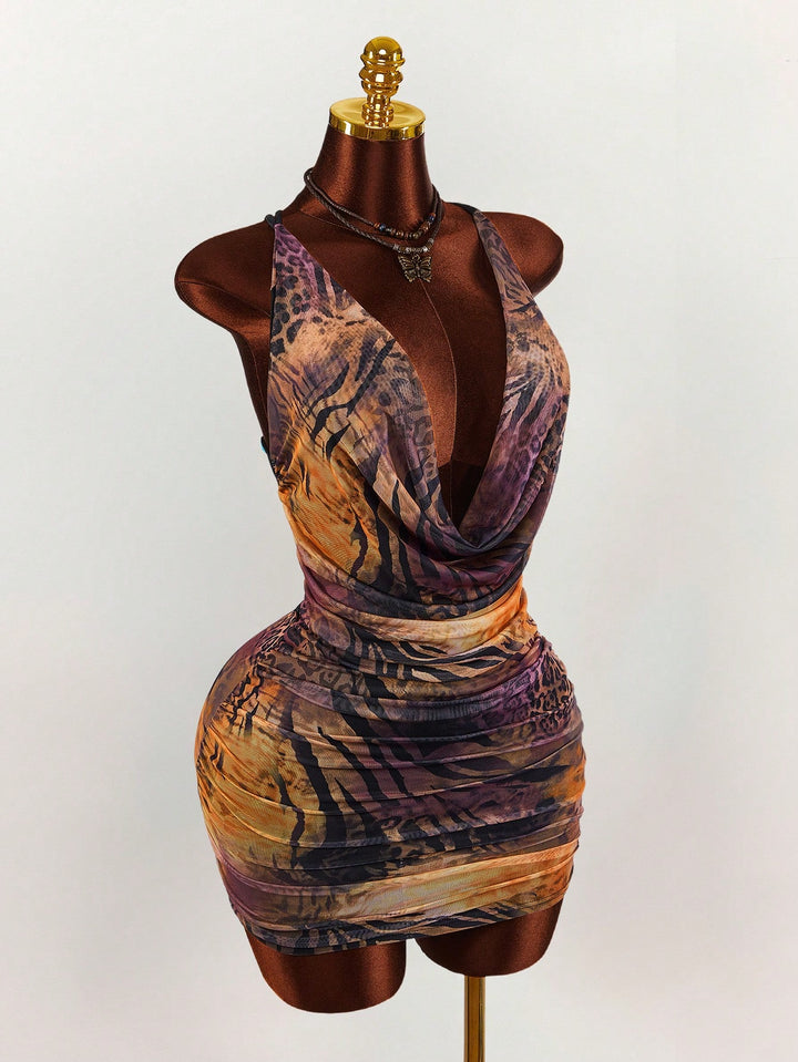 Rochie mini SHEIN, mix culori