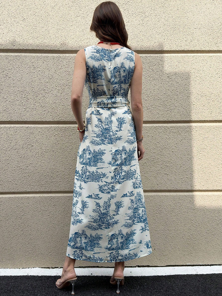 Rochie maxi SHEIN, mix culori