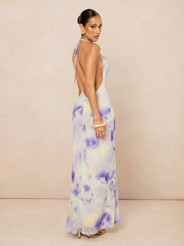 Rochie maxi SHEIN, bej