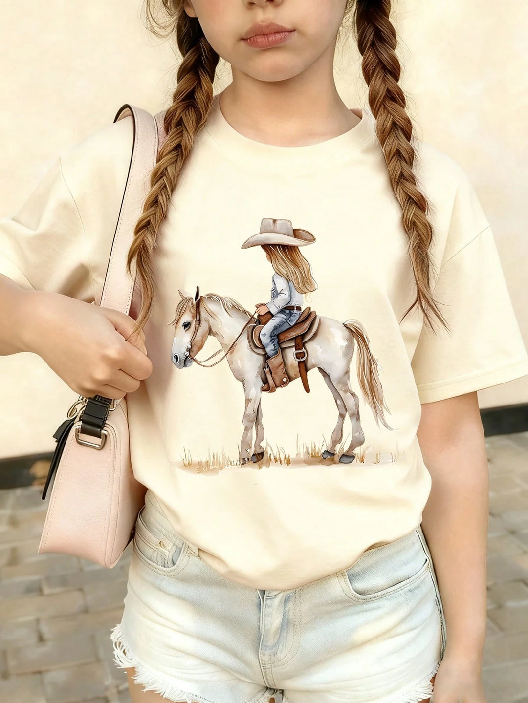 Tricou SHEIN, bej