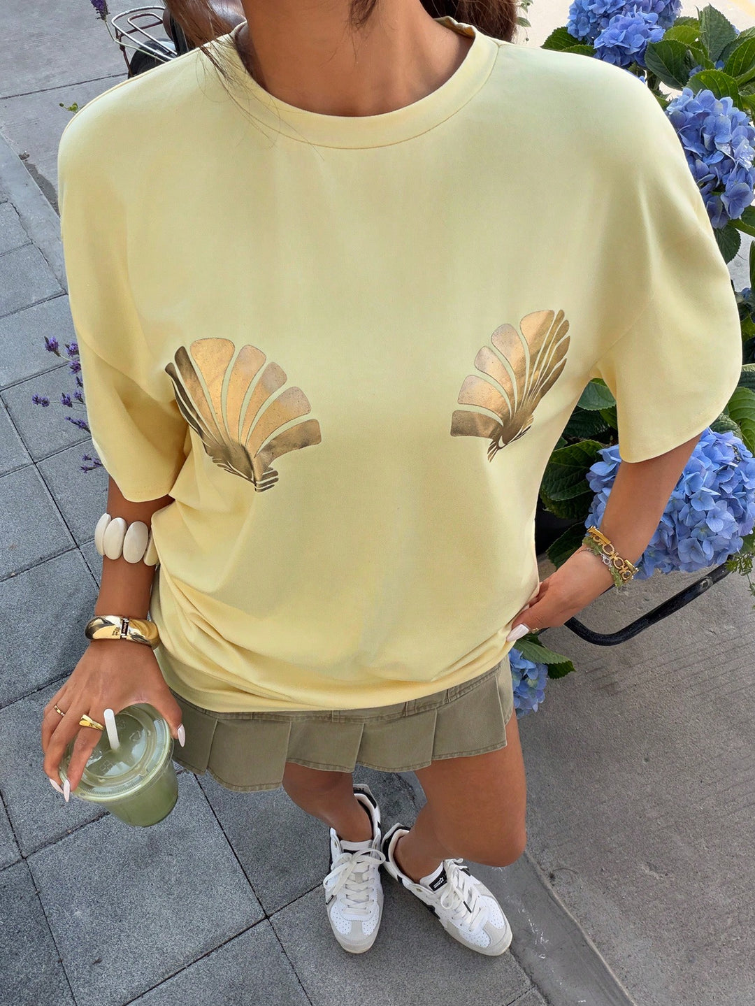 Tricou SHEIN, galben