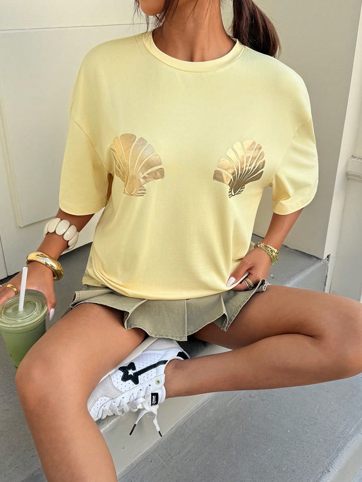 Tricou SHEIN, galben