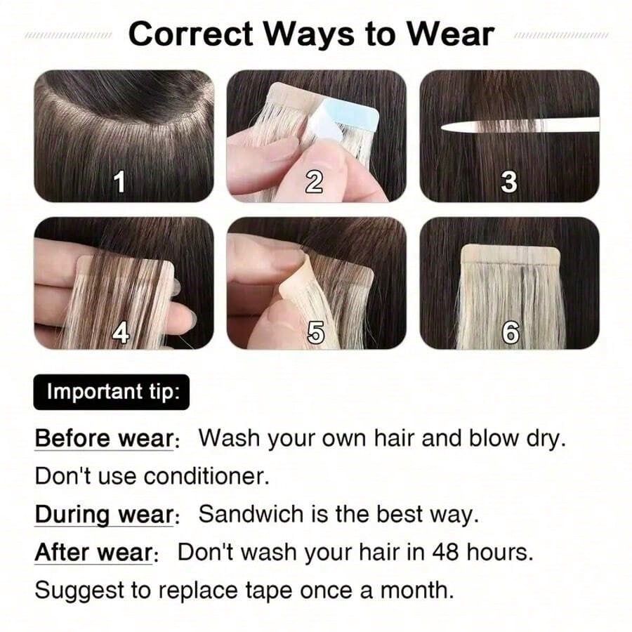 Extensie din păr natural SHEIN, gri