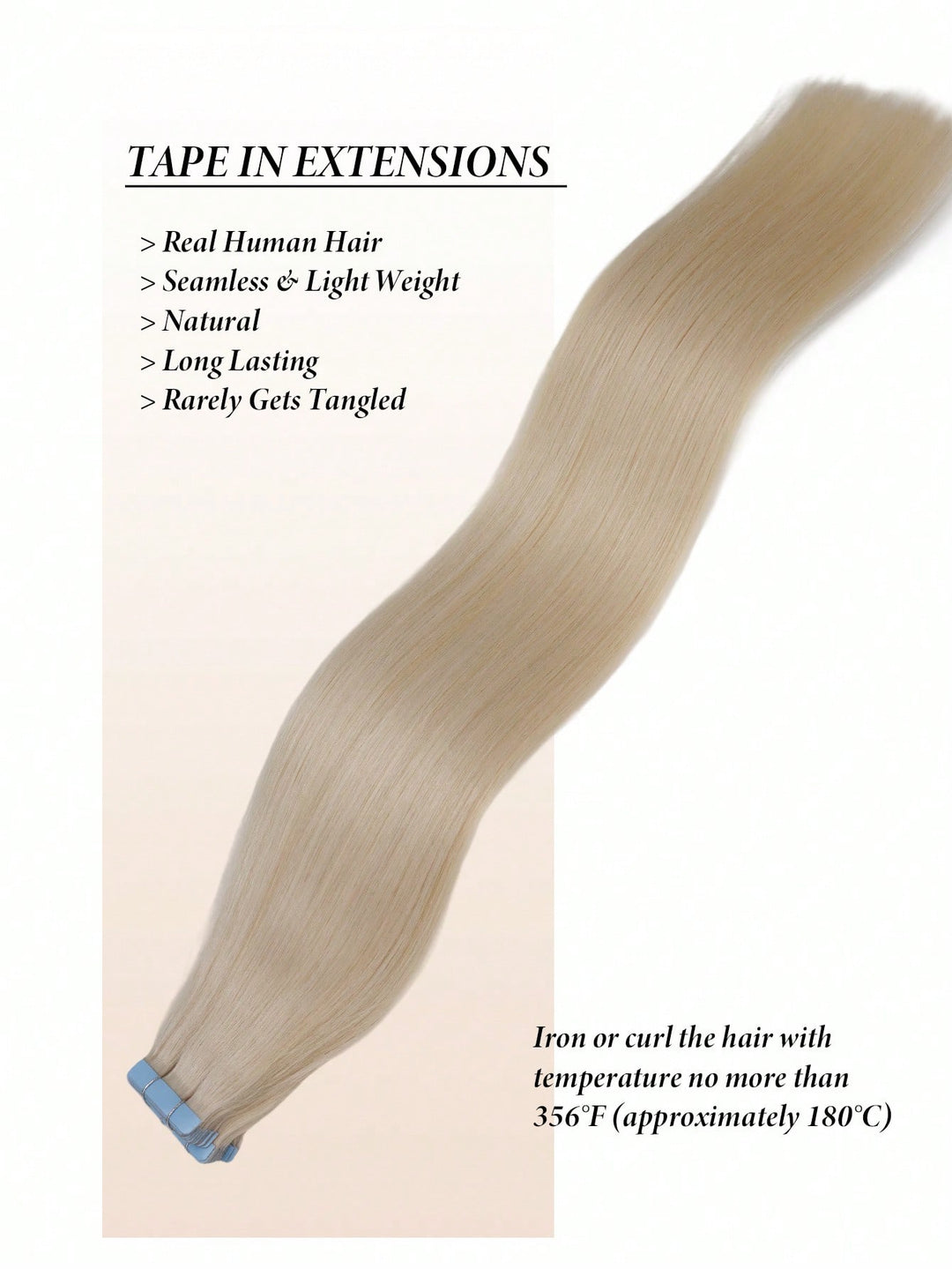 Extensie din păr natural SHEIN, gri