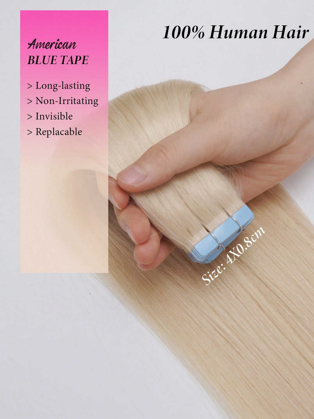 Extensie din păr natural SHEIN, gri
