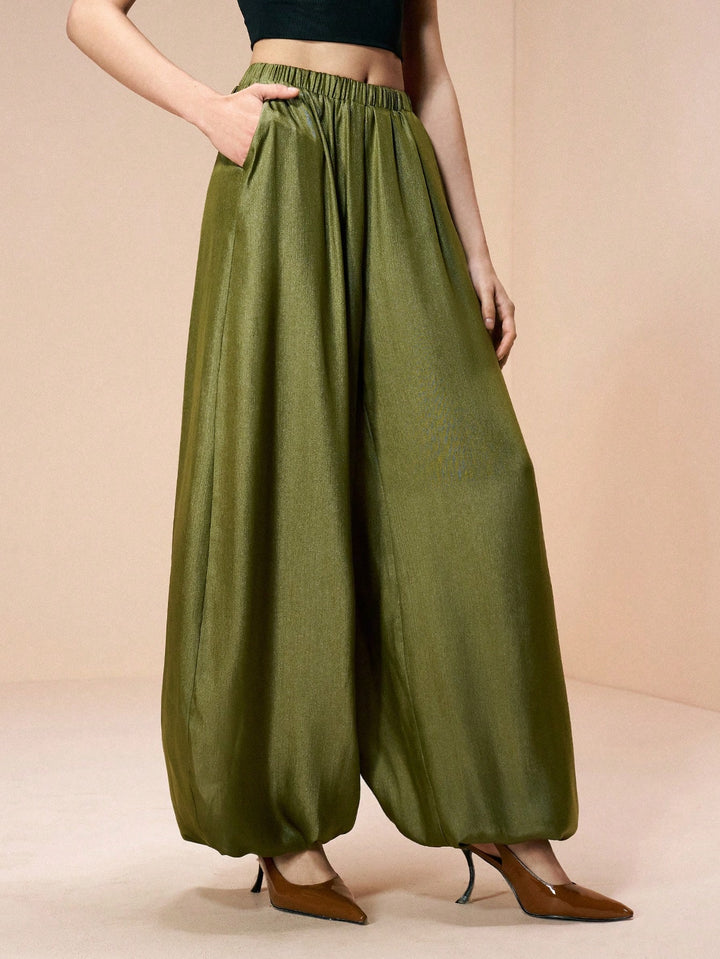 Pantaloni SHEIN, verde