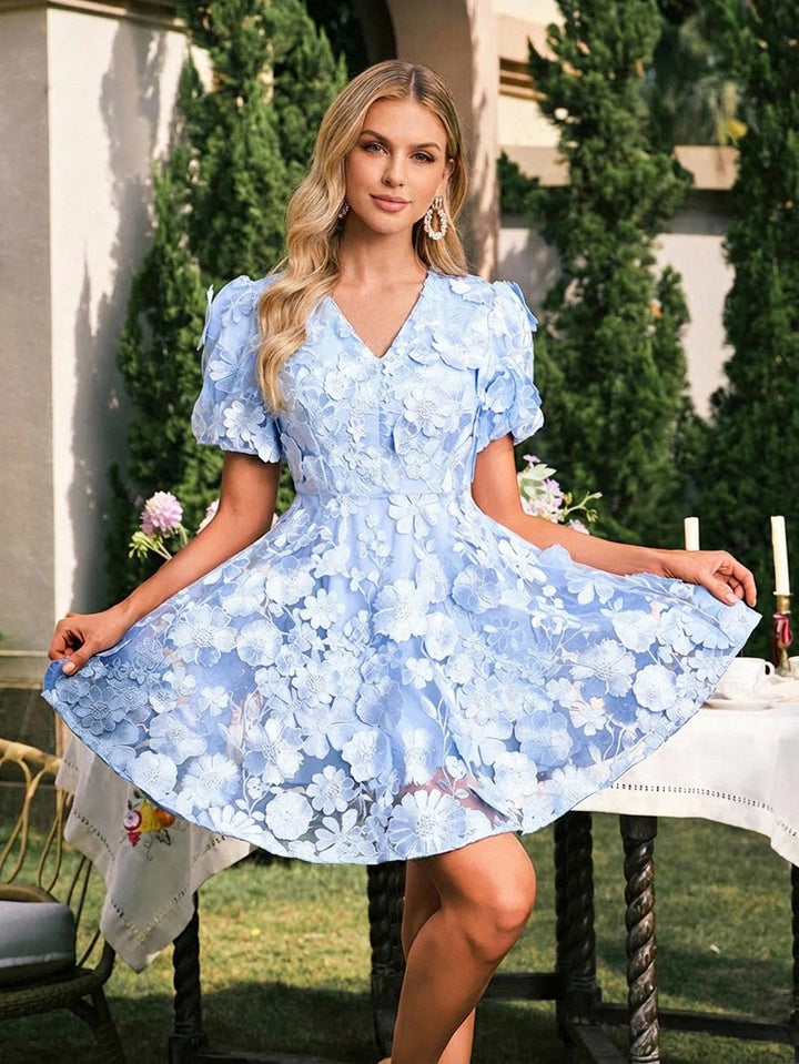 Rochie scurtă SHEIN, albastru