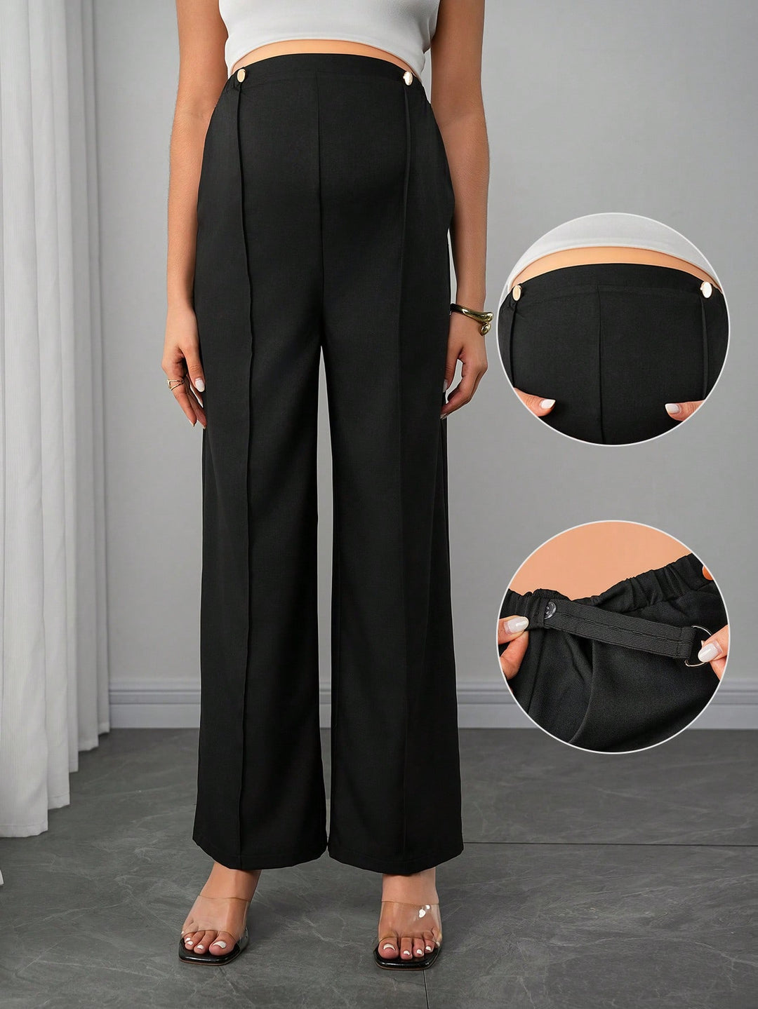 Pantaloni SHEIN, negru