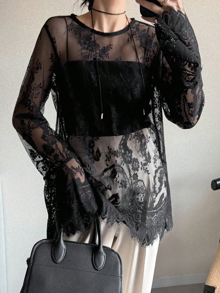 Top SHEIN, negru