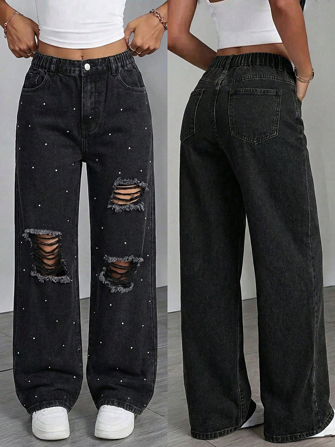 Jeans SHEIN, negru
