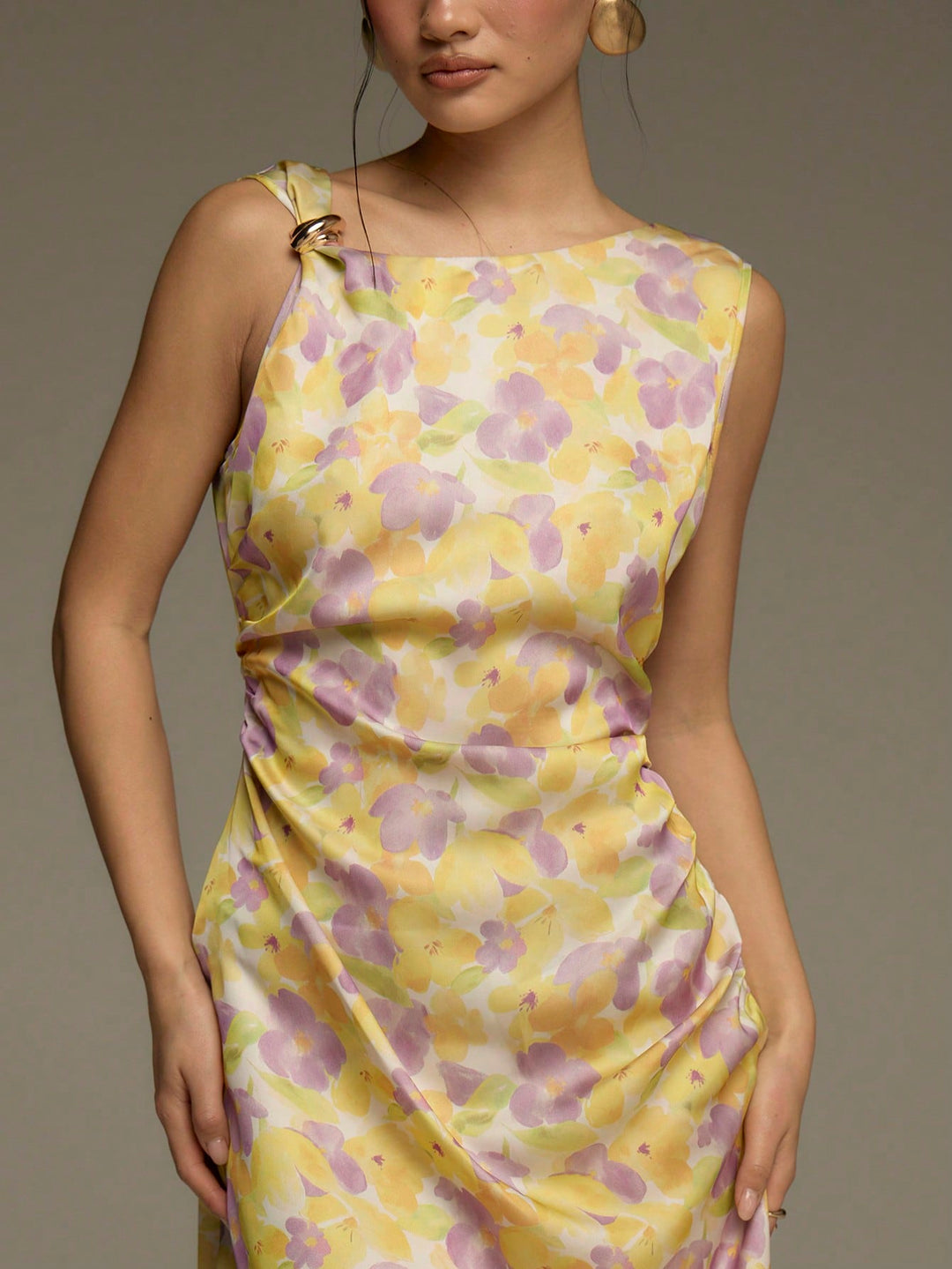 Rochie midi SHEIN, mix culori