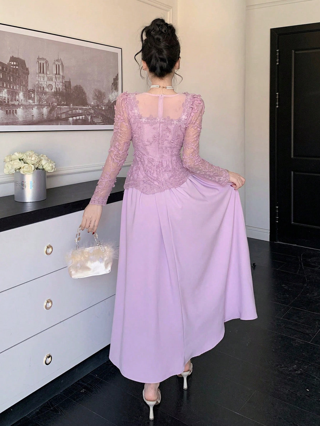Rochie maxi SHEIN, mov