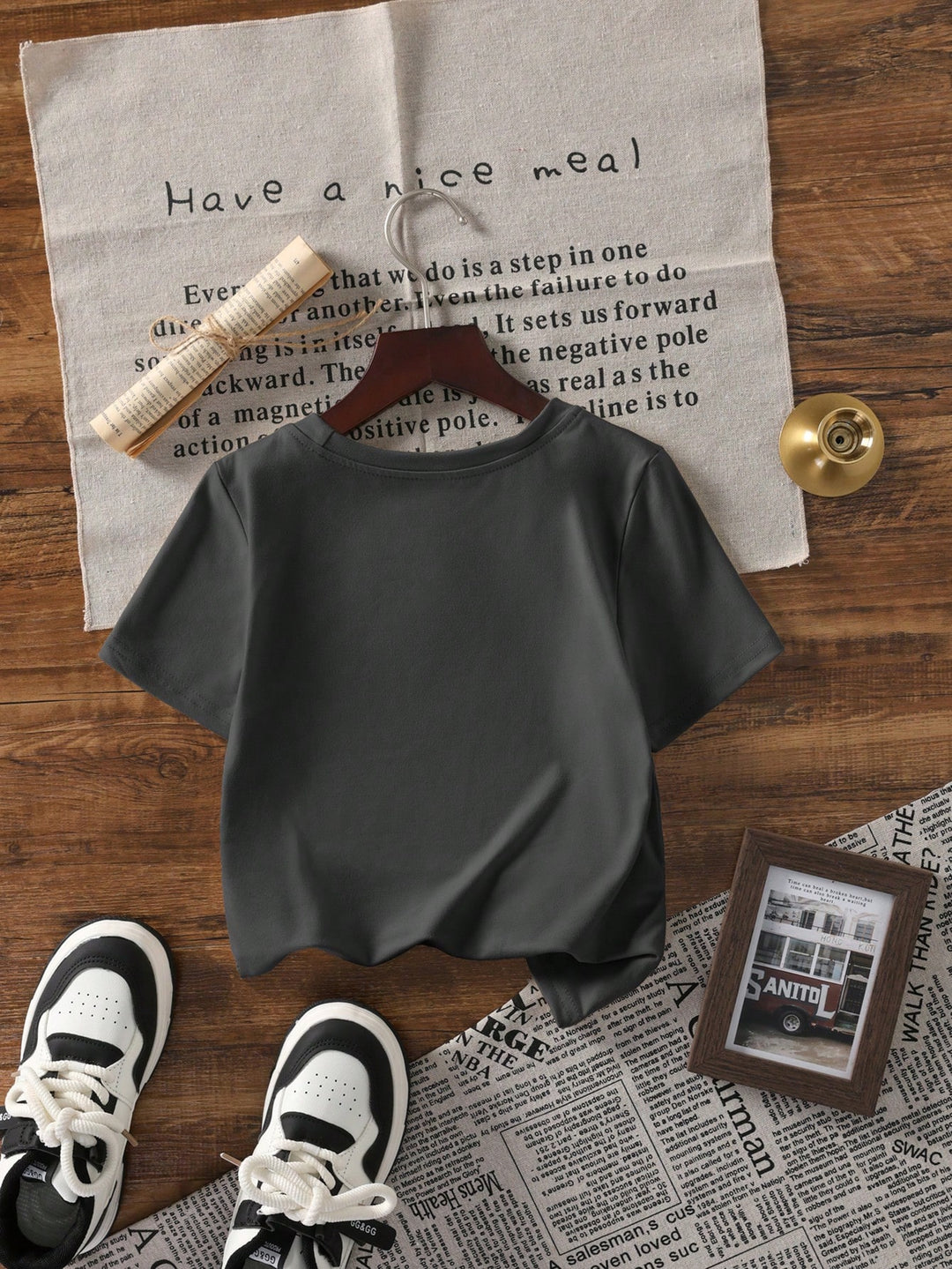 Tricou SHEIN, gri