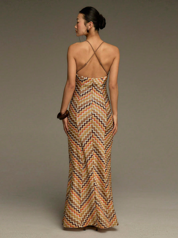Rochie maxi SHEIN, mix culori