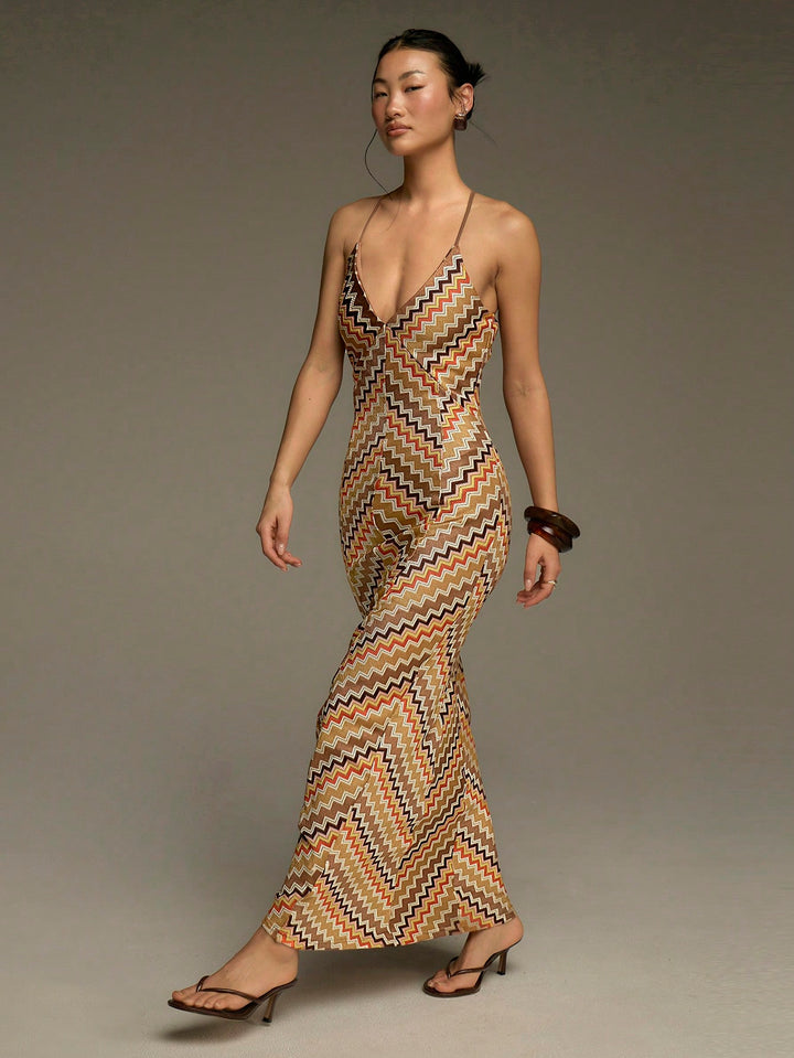 Rochie maxi SHEIN, mix culori
