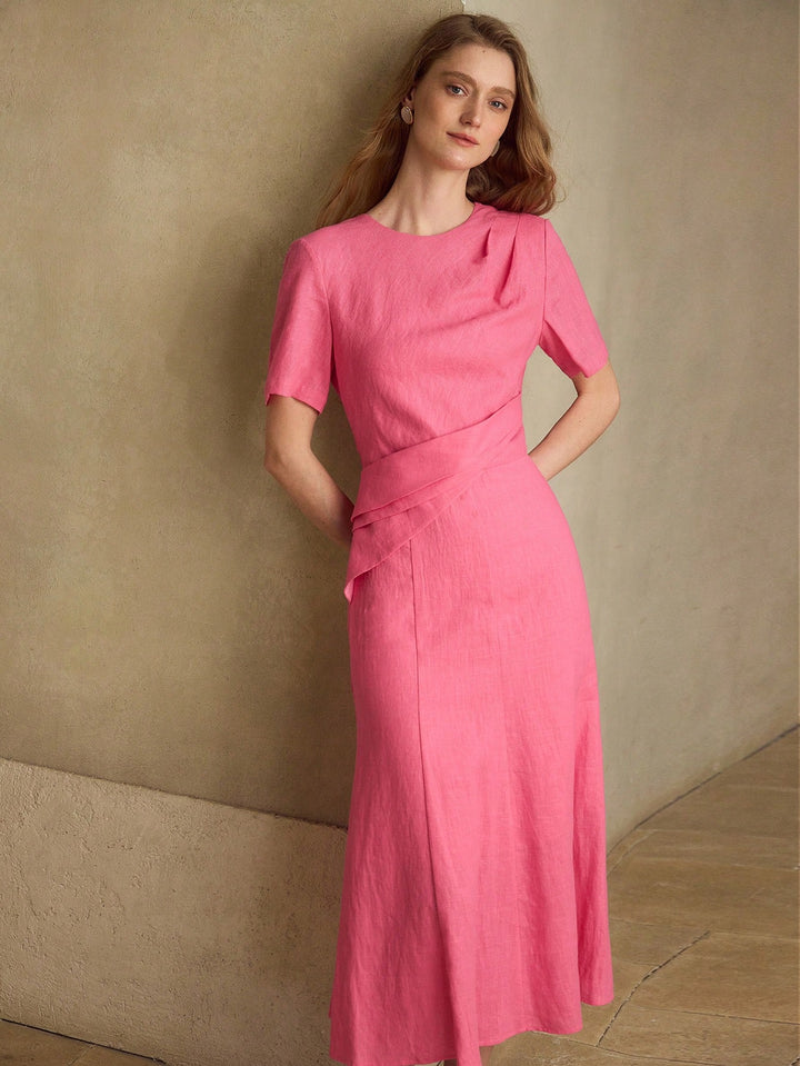 Rochie midi SHEIN, roz