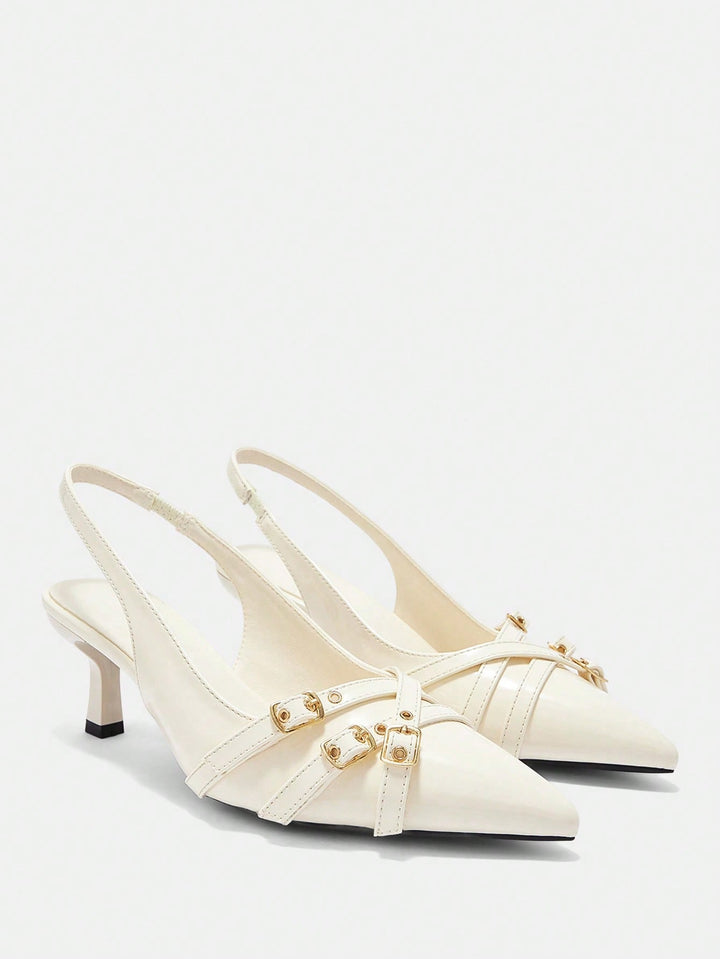 Pantofi SHEIN, alb