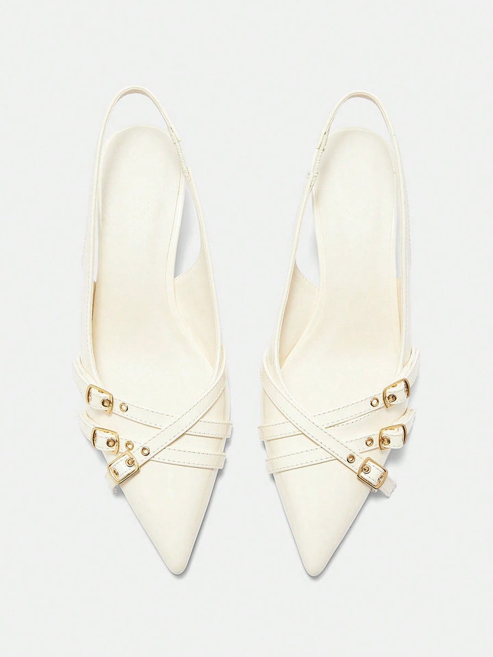 Pantofi SHEIN, alb
