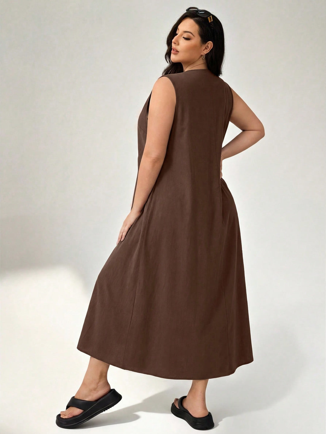 Rochie SHEIN, maro