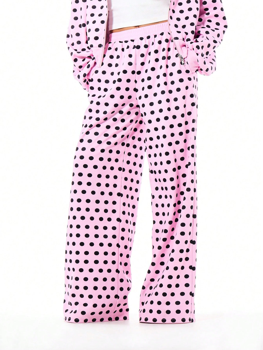 Pantaloni SHEIN, roz